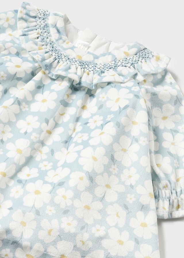 Velvet Dress Newborn - Lush Lemon - Children's Clothing - Mayoral - 8445865054706