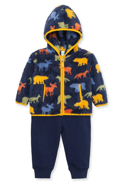 Woodland 3Pc Sherpa Set - Lush Lemon - Children&